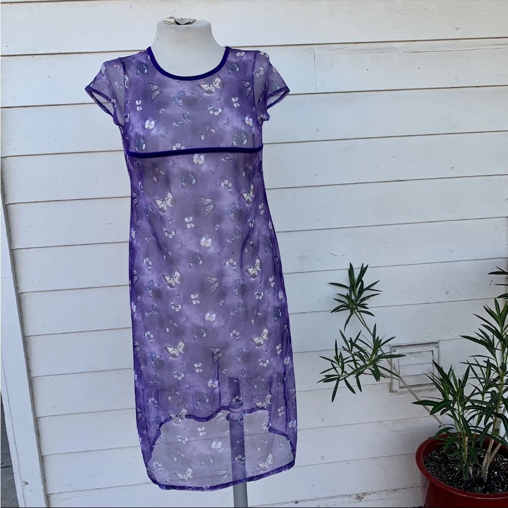 Amy Byer Mesh Butterfly dress